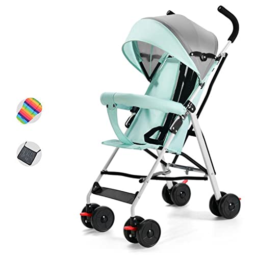 Bebek arabası, Küçük ve Hafif, Bebeği Bebek Arabasına Tamamen Yaslayabilir, Ücretsiz Pamuklu Ped, Alışveriş Çantası (Renk: