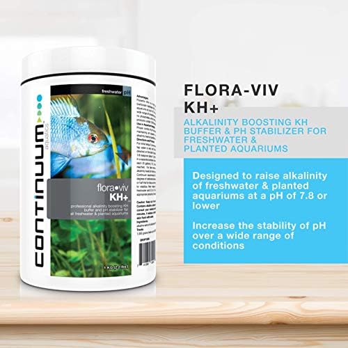 Tatlı Su Akvaryumları için Continuum Aquatics Flora Vıv KH+ - Alkalinite Güçlendirici ve pH Stabilizatör Tozu