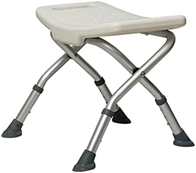 WCQYYDS Katlanabilir Duş Tezgahları banyo koltukları banyo sandalyesi Tabure Kaymaz Ayaklar Ayarlanabilir Yükseklik Drenaj