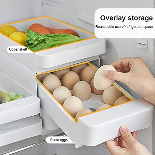 ZTTZX Çekmece Tipi Gıda Organizatör Yumurta saklama kutusu Refrige Taze tutma Kutuları Mutfak Malzemeleri Meyve Sebze Çekmece