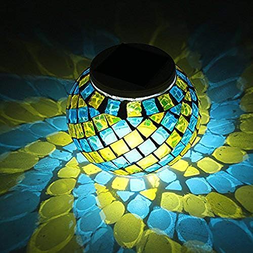 Renk Değiştirme Güneş Enerjili cam topu Led bahçe ışıkları, şarj edilebilir Güneş masa lambaları, açık Su geçirmez Güneş gece