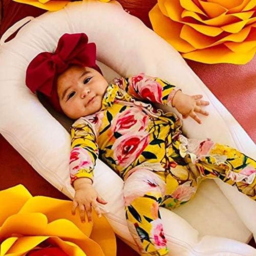 0-18 M Yenidoğan Bebek Bebek Kız Erkek Ayaklı Uyuyan Romper Kafa Giyim 2 adet Kıyafetler Set