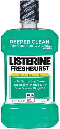 Ağız Kokusu için Listerine Freshburst Antiseptik Gargara (12'li Paket)