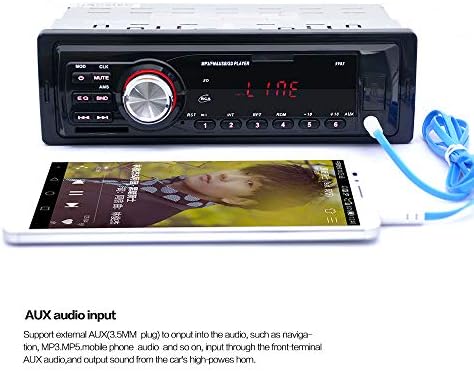 KOQİO Tek Din Araba Stereo Radyo, Dijital Medya Oynatıcı, araba MP3 Çalar Desteği SD/USB/FM / AUX