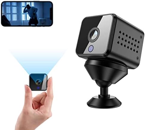Heall Kablosuz WiFi Kamera Mini Hd Taşınabilir Gözetim Kamera Kapalı Ev Daire Ofis için Siyah, Mini Kameralar