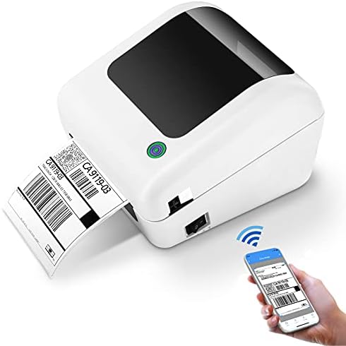 JADENS Bluetooth Termal Etiket Yazıcısı-Nakliye Paketleri ve Posta Etiketleri için 4x6 Doğrudan Etiket Üreticisi, PC ve Telefon