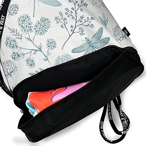 Rahat yusufçuk ipli sırt çantası, plaj Sackpack seyahat dize çanta spor salonu alışveriş spor Yoga için