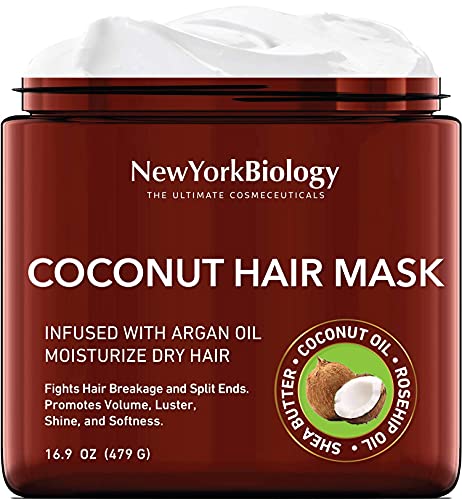 New York Biology Elma Sirkesi Şampuanı ve Hindistan Cevizi Avokado Saç Kremi Saç Büyümesi ve Hacmi için Hindistan Cevizi Saç