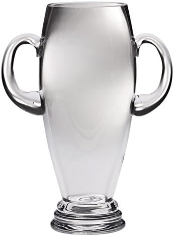 Majestic Hediyeler Kurşunsuz Kristal 10-İnch Trophy İki Kolları ile Ev Dekor, 13.5-İnch