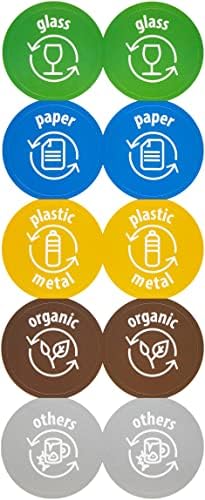 Prosperplast Sortibox Çöp Konteynerleri, 3 x 20L Çöp ve Atık Ayırma Sistemi, (Gri)