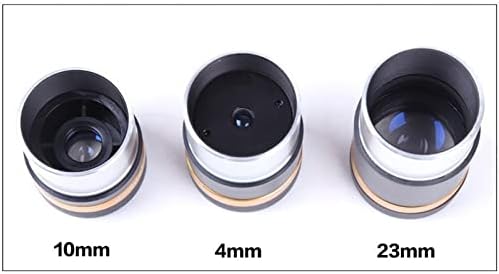 XuuSHA El Dijital Mikroskop Aksesuarları 62-Deg Mercek Lens 1.25 31.7 mm 23mm için Astronomik Teleskop Mikroskop Aksesuarları