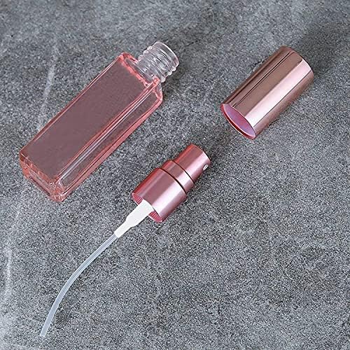 PDGJG 10 adet 4 ml 9 ml Cam Sprey Şişeleri Gül Altın Sprey Parfüm Şişeleri Taşınabilir Doldurulabilir Mini Sis Püskürtücü Seyahat