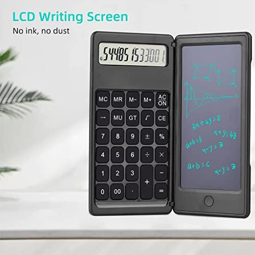 Colcolo Katlanabilir Hesap Makinesi, 6 inç LCD Ekran yazma tableti, E-Kalem Doodle Pad Günlük ve Temel Ofis için 12 Haneli