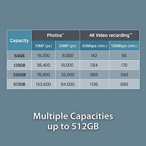 Kingston 512 GB microSDXC Tuval Gitmek Artı 170 MB/s Okuma UHS-I, C10, U3, V30, A2 / A1 Hafıza Kartı + Adaptörü (SDCG3 / 512