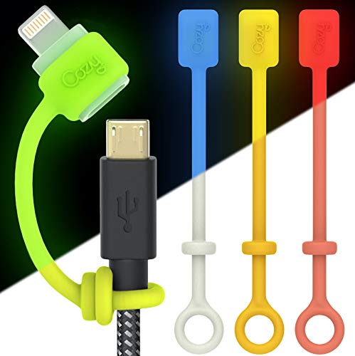 [4-Pack] Şarj Kablosu Cozy by Cozy: Adaptör Kaleci / Tutucu / Kordon Aksesuarları, (USB-C, Mikro USB, Apple Pencil) adaptörleriyle