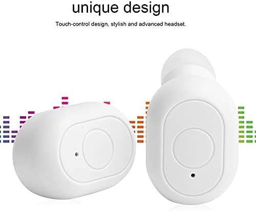 Lazmin112 Kablosuz Bluetooth Kulaklık, Kulak İçi Binoral Stereo Kulaklık Bluetooth 5.0 Kulaklık Kablosuz Kulaklıklar Kablosuz