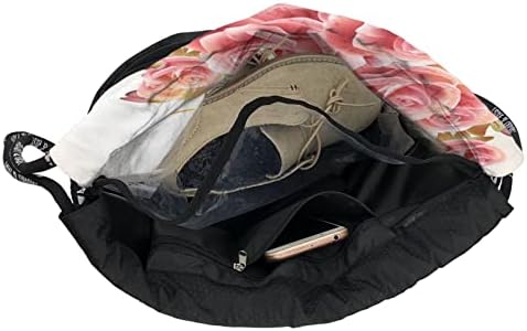 Çiçek ipli sırt çantası spor spor çantası Unisex Spor sırt çantası çok fonksiyonlu ışın ağız sırt çantası