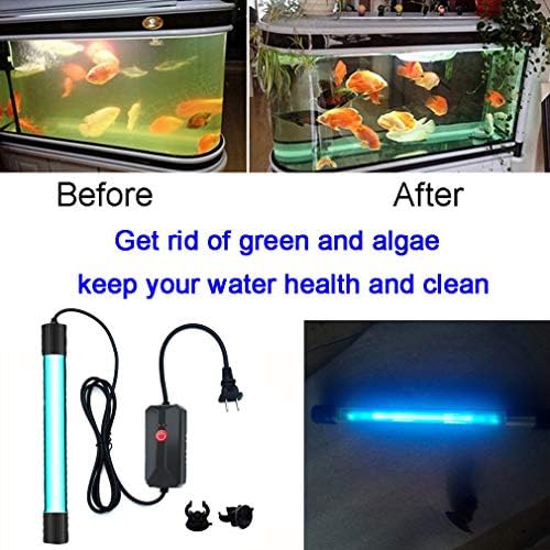13 W U & VC Zamanlayıcı Akvaryum Yosun Temizle yeşil Bloom temiz ışık balık tankı su temiz lamba için karter gölet filtre tankı