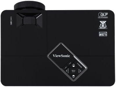 ViewSonic PJD5234 XGA DLP Projektör, 2800 ANSI Lümen, 3D Blu-Ray w / HDMI, 120 Hz, Siyah
