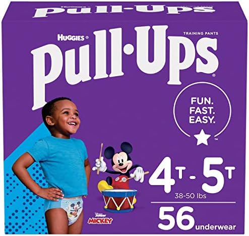 Pull-Up Erkek Lazımlık alıştırma külodu Eğitim Iç Çamaşırı Boyutu 6, 4 T-5 T, 56 Ct
