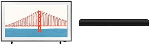 SAMSUNG 55 inç LS03A Alexa Dahili (2021 Model), Siyah ve Samsung | HW– S60A | 5.0 ch Hepsi Bir Arada| Soundbar| w/Akustik Işın