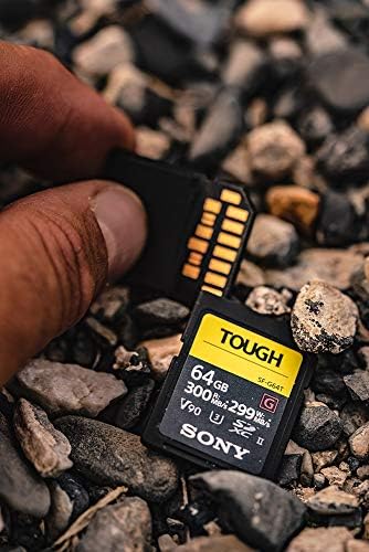 Sony TOUGH-G serisi SDXC UHS-II Kartı 128 GB, V90, CL10, U3, Maksimum r300 MB/Sn, W299 MB / Sn (SF-G128T / T1)