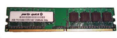 Bıostar TA790GX A2 için 2 GB Bellek + Anakart DDR2 PC2-5300 667 MHz DIMM OLMAYAN ECC RAM Yükseltme (PARÇALARI-hızlı MARKA)