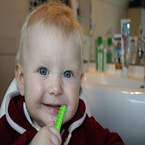 İçi boş Diş Çıkarma Tüpü (6'lı Paket) Bebek Silikon Molar Çubuk Bebek Çiğneme Oyuncağı Çocuk Anti Yeme El Samanı Silikon Diş
