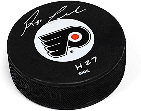 Reggie Leach Philadelphia Flyers İmzalı Hokey Diski-İmzalı NHL Diskleri