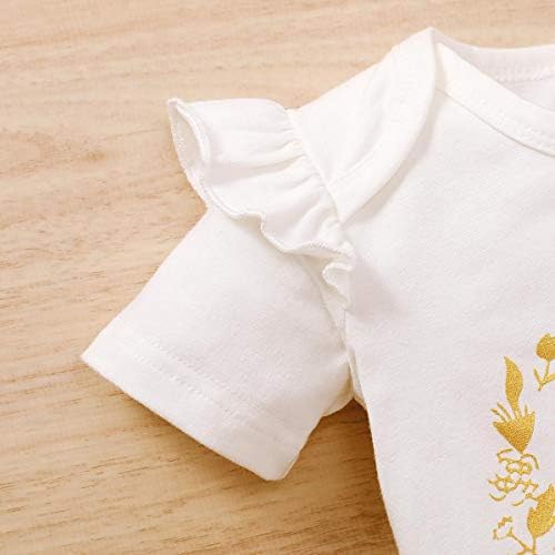 Değil mi O Güzel Yenidoğan Bebek Kız Geliyor Ev Kıyafet Fırfır Romper Şort Pantolon Kafa Bandı 3 ADET Yaz Giysileri Set