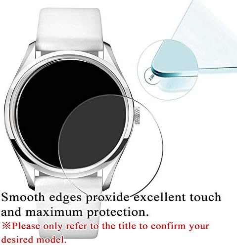 [3 Paket] Synvy Temperli Cam Ekran Koruyucu, POLİS 14999JSR02A SWİFT 9 H Film Smartwatch akıllı saat Koruyucuları ile Uyumlu