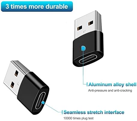 USB-C USB-A 2.0 Güç Şarj Şarj şarj Kablosu Kablosu için Beats Flex / Beats Stüdyo Tomurcukları / Beats Fit Pro, Sony, Samsung,
