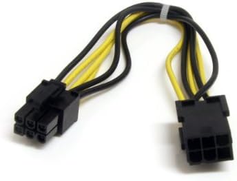 StarTech.com 8-İnç 6 pin PCI Express Güç Uzatma Kablosu (PCIEPOWEXT) Taşınabilir Tüketici Elektroniği Ev Gadget'ı