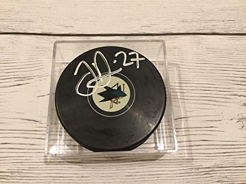 Joonas Donskoi İmzalı SJ San Jose Köpekbalıkları Hokey Diski İmzalı b İmzalı NHL Diskleri
