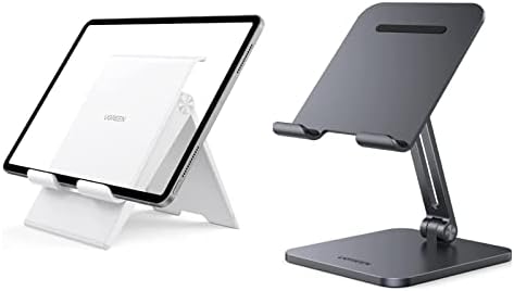 UGREEN Tablet Standı Ayarlanabilir ve UGREEN Tablet Standı Ayarlanabilir iPad için Uyumlu, Masa için Alüminyum Tablet Tutucu