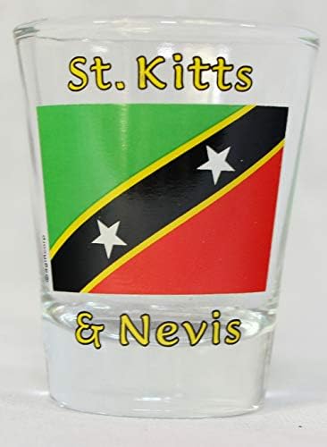 St. Kitts & Nevis Plaj Sandalyeleri Kutulu Shot Cam Seti (2'li Set)