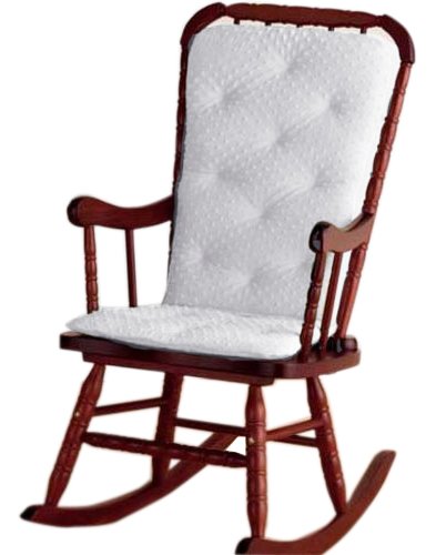 Bebek Bebek Yatak Göksel Yumuşak Yetişkin Sallanan Sandalye Minderi, Beyaz (Sandalye Ürüne Dahil değildir)