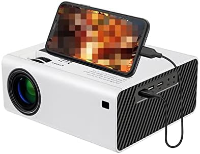 V6 LED Mini Projektör, 5000 Lux, destek Full HD 1080 P Sync Telefon 3D Ev Sineması Video Proyector
