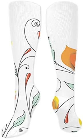 Padoni Unisex Moda Diz Yüksek Çorap(50 CM
