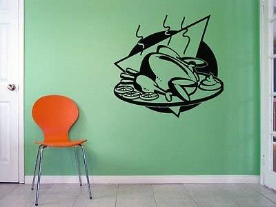 Duvar Vinil Sticker Çıkartmaları Duvar Odası Tasarım Tavuk Yemek Gıda Mutfak bo1659