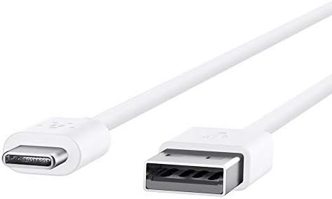 Belkin USB-IF Sertifikalı MIXIT 2.0 USB-A'dan USB-C'ye (USB Tip C) Şarj Kablosu, 6 Fit / 1,8 Metre (Beyaz)