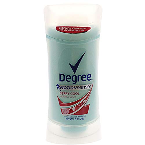 Derece Kadın MotionSense Antiperspirant Deodorant, Berry Cool, 2,6 Ons (1 Paket)