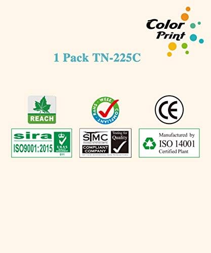 ColorPrint Uyumlu Toner Kartuşu Değiştirme için TN-221 TN-225 TN-225C TN225C ile Çalışmak MFC-9130CW 9330CDW 9340CDW 9340CW