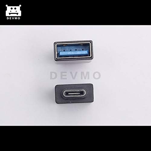 DEVMO 2 ADET USB-C Erkek Tip C USB Adaptörü 2.0 A Dişi Veri Dönüştürücü Konnektör Adaptörü