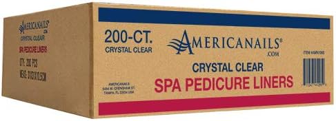 Americanails Premium Spa Pedikür Koltuğu Banyo Gömlekleri, Tüm Pedikür Kaplıcalarına Uyar, Salon Kalitesinde Hijyenik Tek Kullanımlık