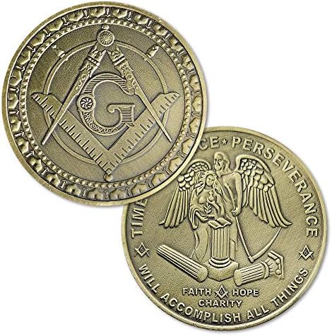 Masonik Sikke Masonlar Usta Mason Mavi Köşkü Hatıra Mücadelesi Coin