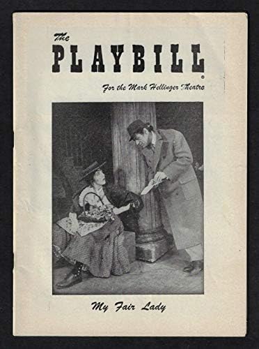 Julie Andrews MY FAİR LADY Rex Harrison / Lerner ve Loewe 1956 Broadway Playbill / Bonus İllüstrasyonlar