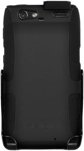 Motorola Droid Razr ile kullanım için Seidio BD2-HK3MTRZ-BK DİLEX Kılıf ve Kılıf Kombinasyonu-Siyah