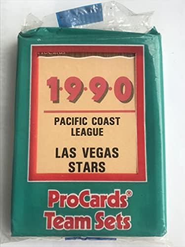 1990 Prcxards Las Vegas Yıldız Komple Takım Seti 28 kartları