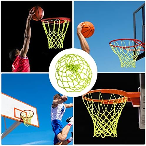 Karanlıkta parlayan Basketbol Net Açık, Ağır Basketbol Net Değiştirme, Naylon Aydınlık Basketbol Net-Havuz Spor Okulu için